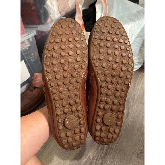 Florsheim Brown Leather Driving Loafers Mens Size 11.5M Slip-On Motor Moc - Picture 7 of 9